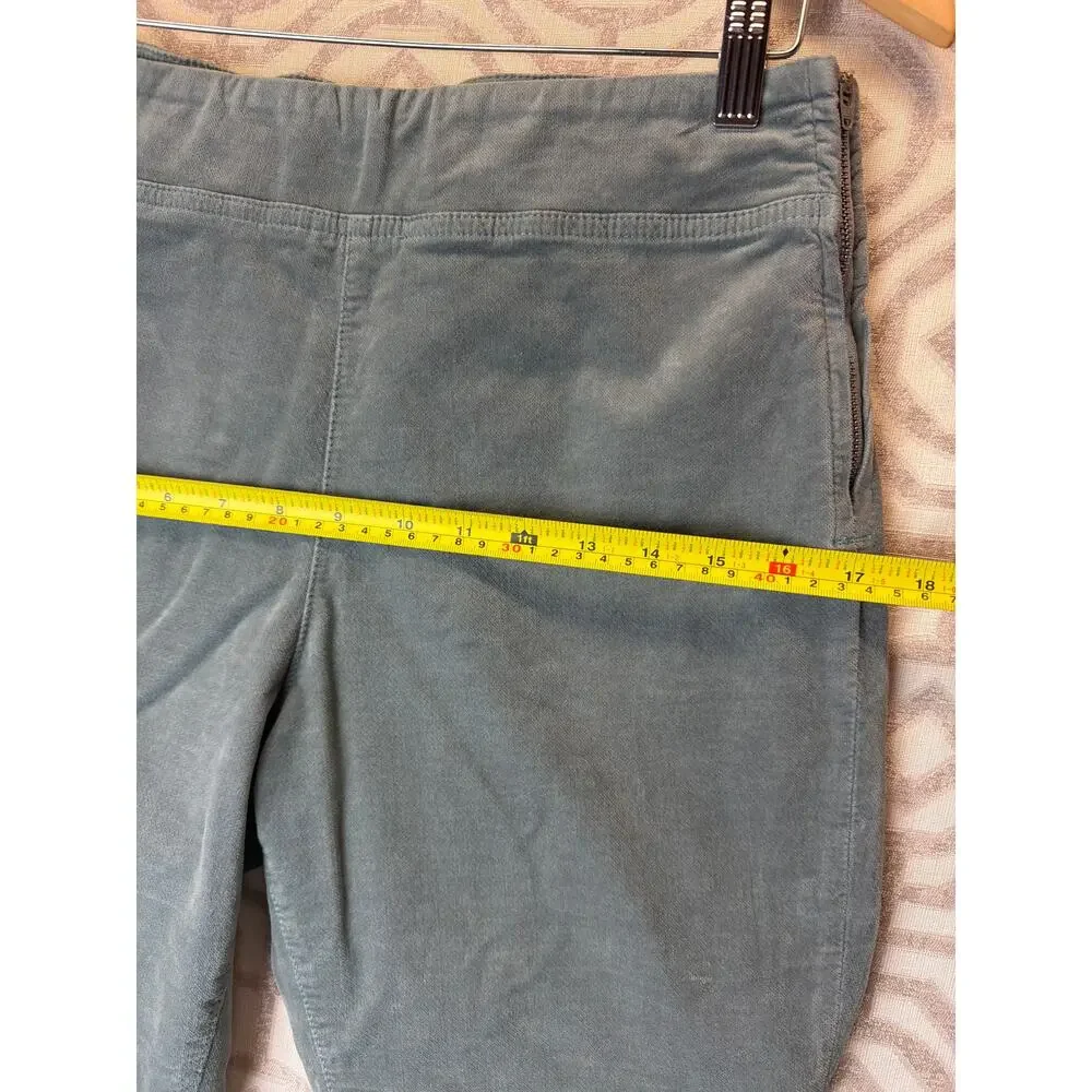 Free People In My Feelings Velvet‎ Crop Slim Flare Pants size M